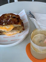Grilled Three Cheese Sandwich